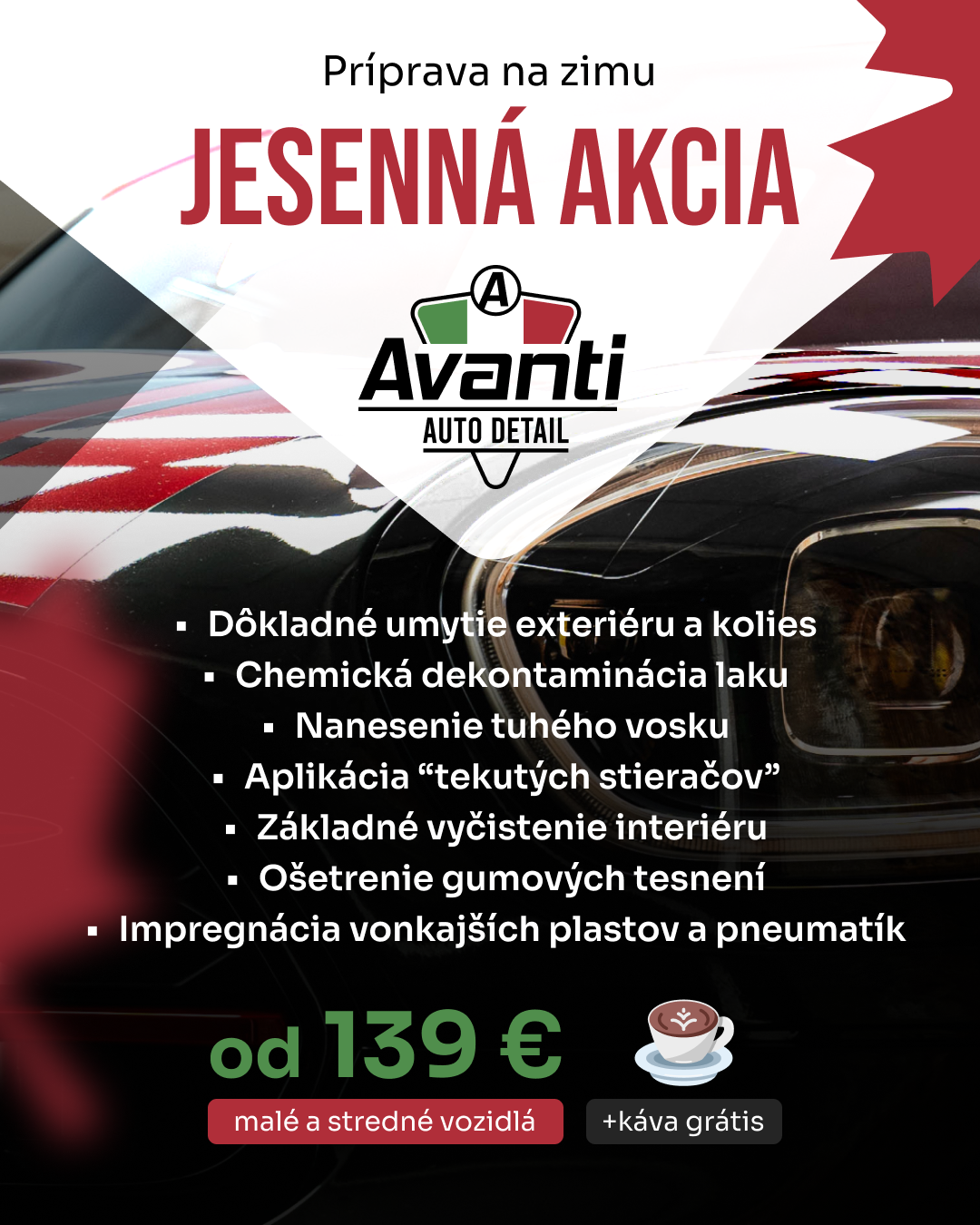 jesenná akcia na detailing auta